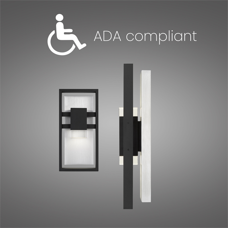 Alteck Mars 12 inch LED Outdoor Wall Light