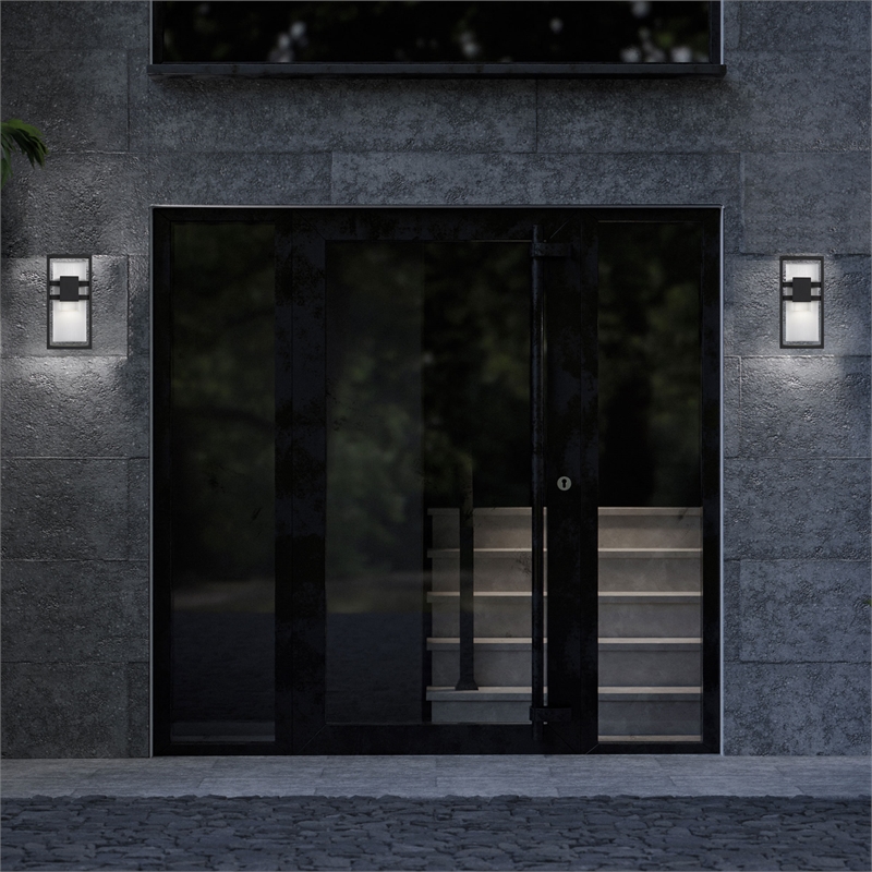 Alteck Mars 12 inch LED Outdoor Wall Light
