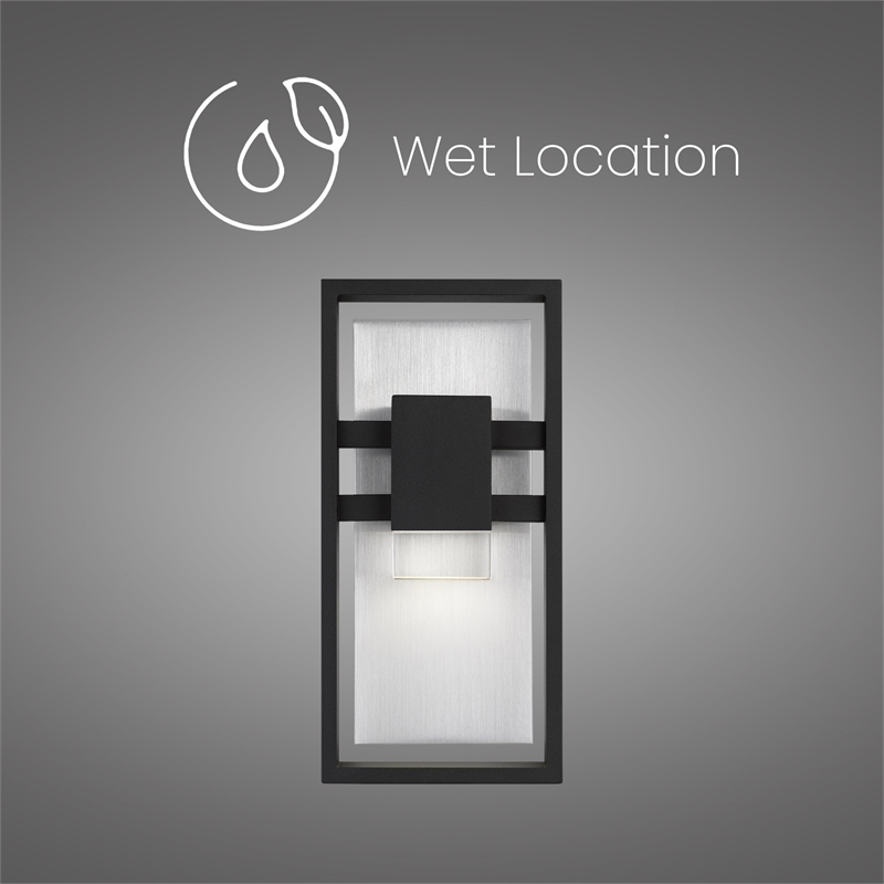 Alteck Mars 12 inch LED Outdoor Wall Light
