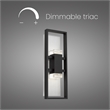 Alteck Mars 18 inch LED Outdoor Wall Light