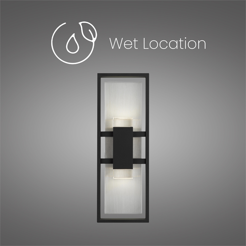 Alteck Mars 18 inch LED Outdoor Wall Light