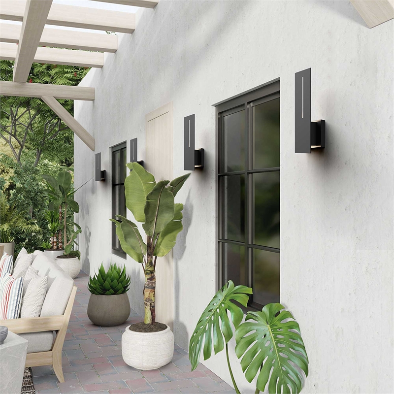 Alteck Slot 15 inch LED Outdoor Wall Light