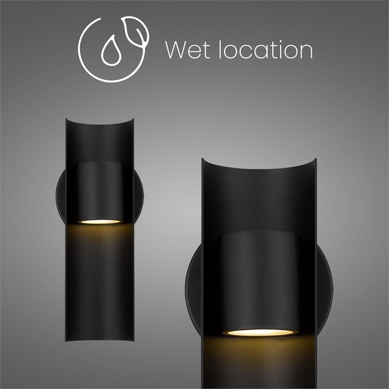 Hugos 11.5 inch CCT LED Outdoor Wall Sconce