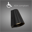 Alteck Grace 6.5 inch LED Aluminum Outdoor Wall Light Black