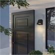 Alteck Grace 6.5 inch LED Aluminum Outdoor Wall Light Black