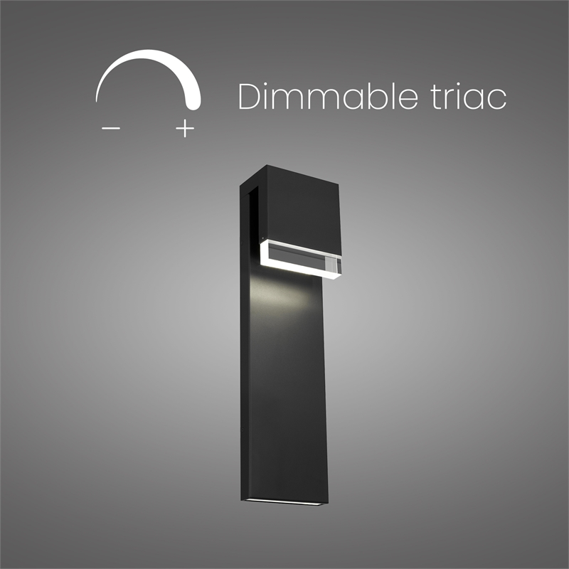 Alteck Lagos 24 inch  LED Outdoor Wall Light