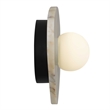 Alteck Tenere 12 inch White Marble CCT LED Outdoor Wall Light