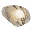 Alteck Tenere 12 inch White Marble CCT LED Outdoor Wall Light