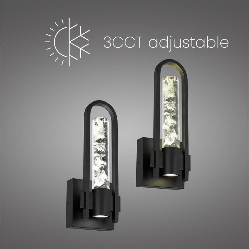 Alteck Arch 12.75 inch  LED Outdoor Wall Light