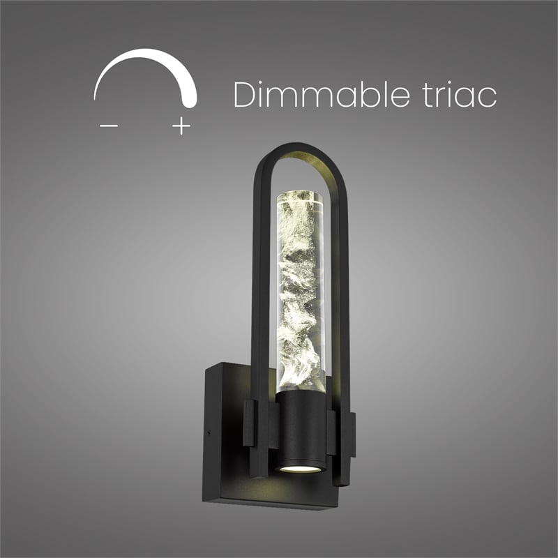 Alteck Arch 12.75 inch  LED Outdoor Wall Light