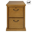 Ashford & Sons Huntington Oxford 2-Drawer File Cabinet in Natural/Wheat Finish