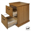 Ashford & Sons Huntington Oxford 2-Drawer File Cabinet in Natural/Wheat Finish