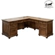 Ashford & Sons Artisan L-Desk & Return 8-Drawer Executive Corner Workstation