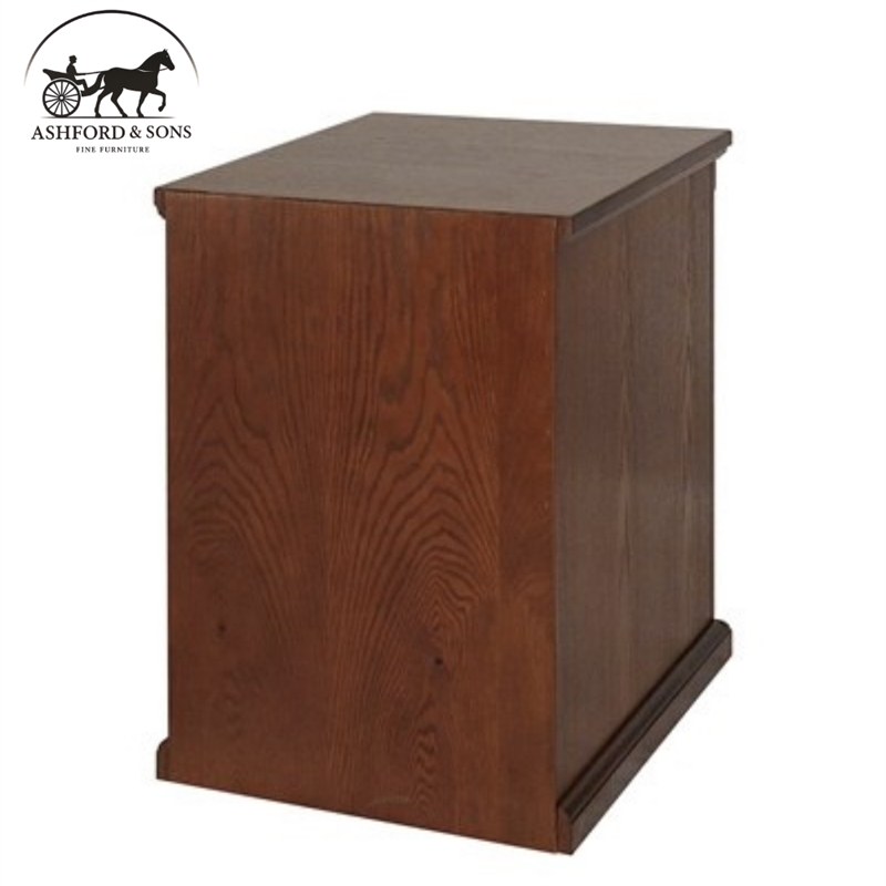 Ashford & Sons Transitional 2-Drawer Wood File Cabinet in Oak