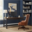 Ashford & Sons Wood Writing Desk Writing Table Office Desk in Black