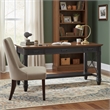 Ashford & Sons Wood Writing Desk Writing Table Office Desk in Black