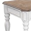 Ashford & Sons White Lift Top Writing Desk with Flip-Down Keyboard Tray