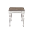 Ashford & Sons White Writing Desk with 3 Drawers & Flip-Down Keyboard Tray