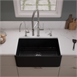 Black Matte Smooth Apron 30
