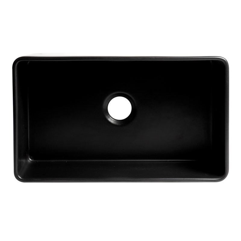 Black Matte Smooth Apron 30