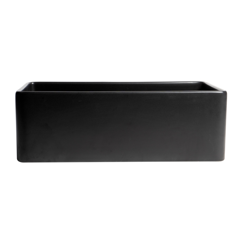 Black Matte Smooth Apron 30