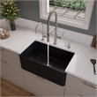 Black Matte Smooth Apron 30