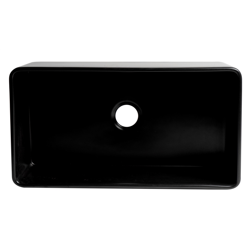 Black Matte Smooth Apron 33