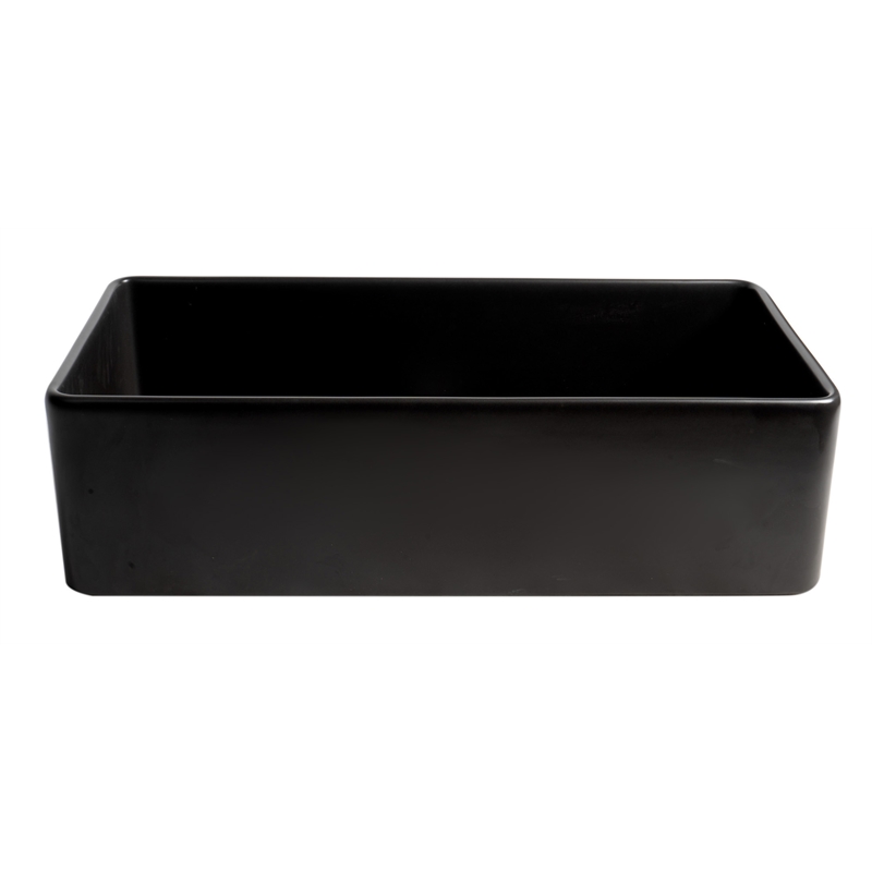 Black Matte Smooth Apron 36