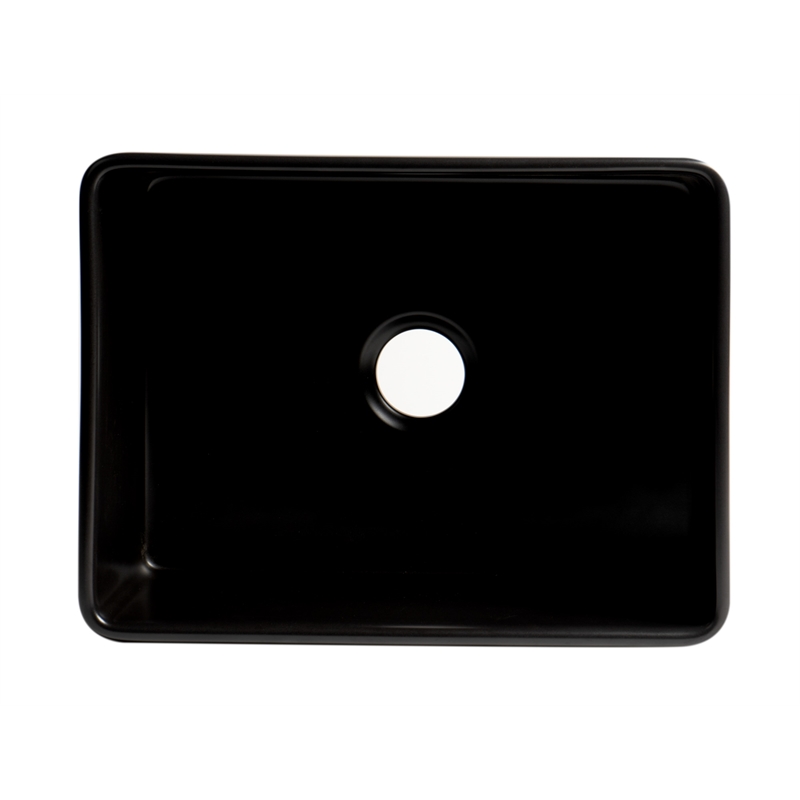 Black Matte Smooth Apron 24
