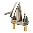 ALFI brand AB1003-BN Brushed Nickel Two-Handle 4'' Centerset Bathroom Faucet