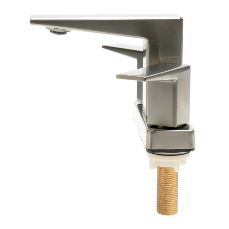 ALFI brand AB1020-BN Brushed Nickel Two-Handle 4'' Centerset Bathroom Faucet