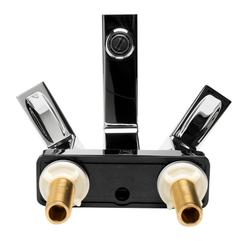 ALFI brand AB1020-PC Polished Chrome Two-Handle 4'' Centerset Bathroom Faucet