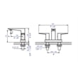 ALFI brand AB1020-PC Polished Chrome Two-Handle 4'' Centerset Bathroom Faucet