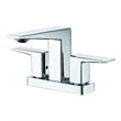 ALFI brand AB1020-PC Polished Chrome Two-Handle 4'' Centerset Bathroom Faucet