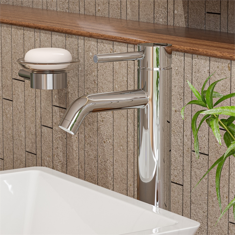 ALFI brand AB1023-PC Tall Polished Chrome Single Lever Bathroom Faucet