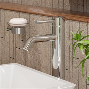 ALFI brand AB1023-PC Tall Polished Chrome Single Lever Bathroom Faucet