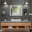 ALFI brand AB1129-PC Polished Chrome Tall Square Single Lever Bathroom Faucet