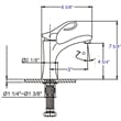 ALFI brand AB1295-BN Brushed Nickel Single Lever Bathroom Faucet