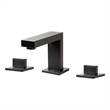 ALFI brand AB1322-BM Black Matte Widespread Modern Bathroom Faucet