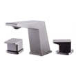ALFI brand AB1471-BN Brushed Nickel Modern Widespread Bathroom Faucet