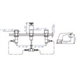 ALFI brand AB1471-BN Brushed Nickel Modern Widespread Bathroom Faucet