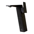 ALFI brand AB1475-BM Black Matte Single Hole Tall Bathroom Faucet