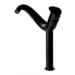 ALFI brand AB1570-BM Black Matte Tall Wave Single Lever Bathroom Faucet