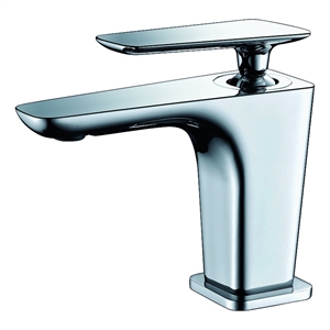 ALFI brand AB1779-PC Polished Chrome Single Hole Modern Bathroom Faucet