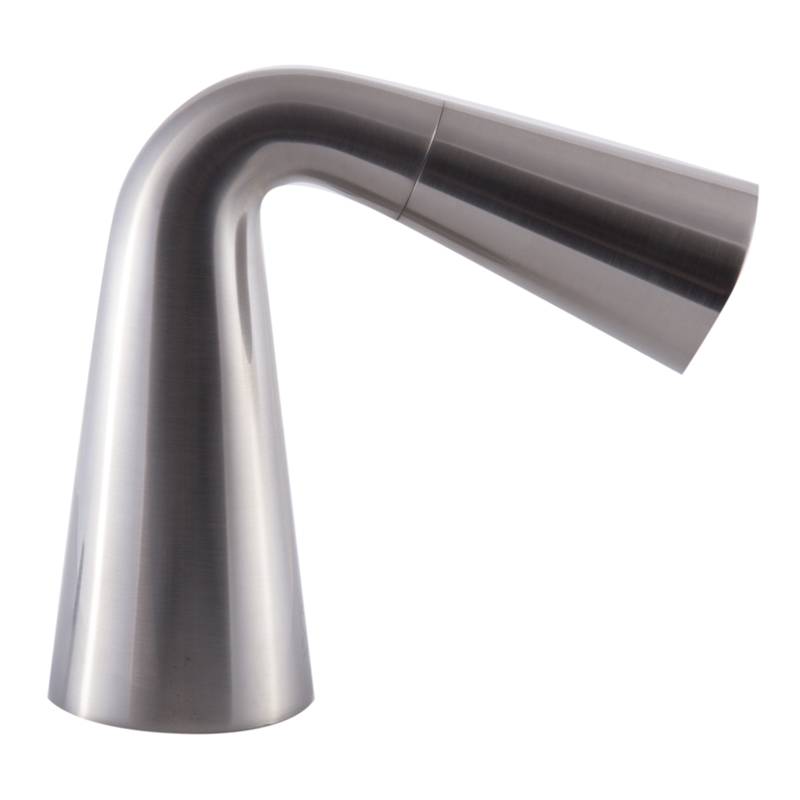 ALFI brand AB1788-BN Brushed Nickel Single Hole Cone Waterfall Bathroom Faucet
