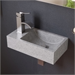 AB1258-BN Brushed Nickel Square Body Curved Spout Single Lever Bathroom Faucet