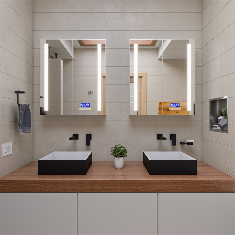 AB1468-BM Black Matte Single Lever Wallmount Bathroom Faucet