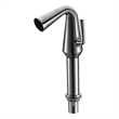 AB1792-BN Brushed Nickel Single Hole Tall Cone Waterfall Bathroom Faucet