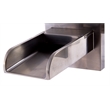 AB1796-BN Gray Brass Widespread Wall Mounted Waterfall Bathroom Faucet