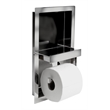 ALFI brand ABTPN88-PSS Stainless Steel Recessed Toilet Paper Holder Niche